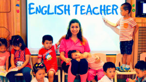 учитель английского в Китае